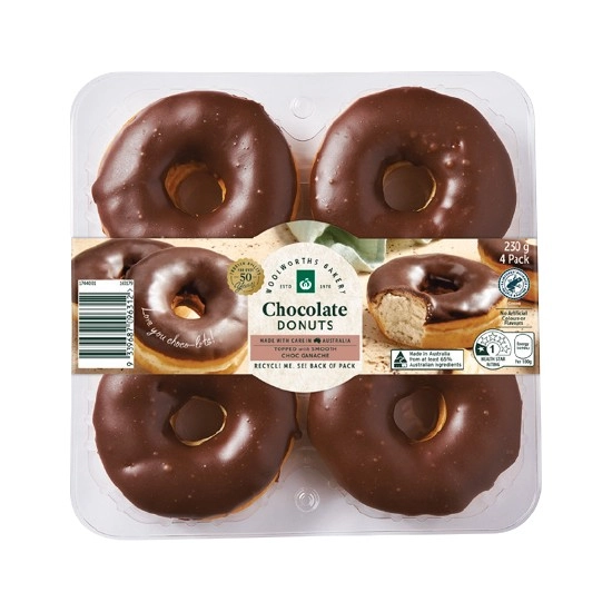 Woolworths Donut Varieties Pk 4