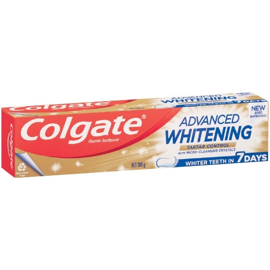 Colgate Advanced Whitening Tartar Control Toothpaste 200g