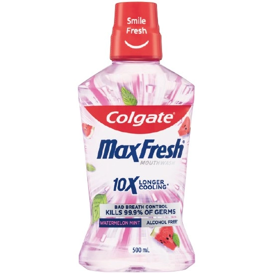 Colgate Max Fresh Mouthwash Watermelon Mint 500ml