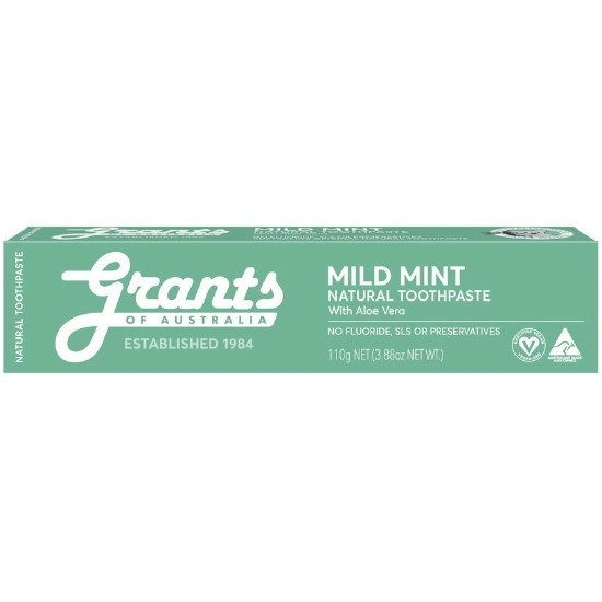 Grants Toothpaste Mild Mint 110g