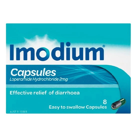 Imodium Diarrhoea Relief Capsules Pk 8†