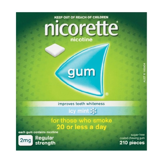 Nicorette Quit Smoking Gums Pk 210†