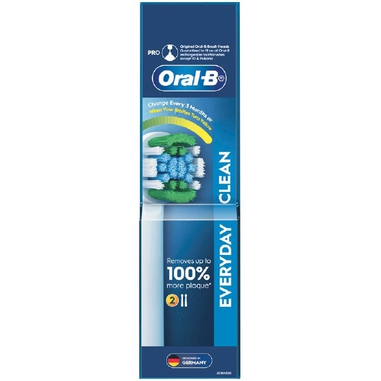 Oral-B Precision Clean White Electric Toothbrush Refills Pk 2