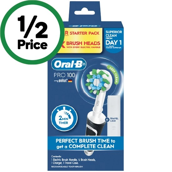 Oral-B PRO 100 Electric Toothbrush Starter Kit