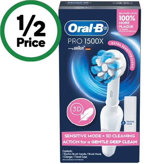 Oral-B PRO 1500X Electric Toothbrush