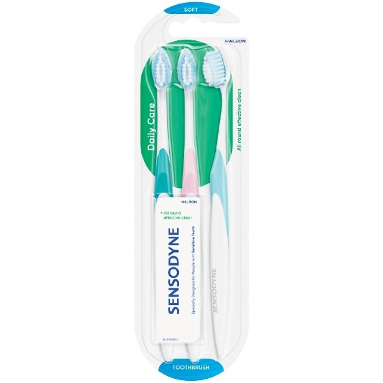 Sensodyne Daily Care Toothbrush Pk 3