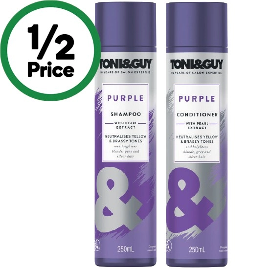 Toni & Guy Shampoo or Conditioner 250ml