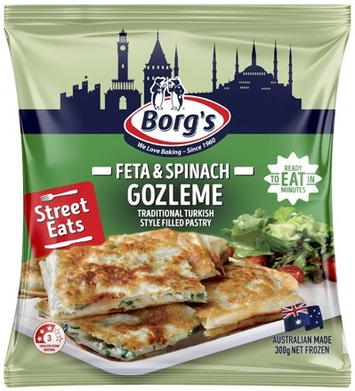 Borg's Gozleme Feta & Spinach 300g