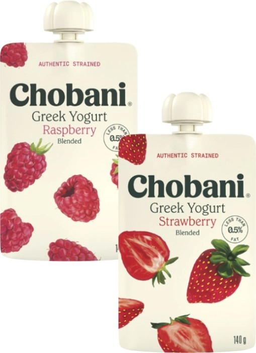 Chobani Greek Yogurt Pouch 140g