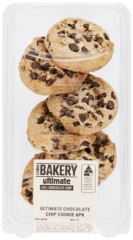 Coles Bakery Cookies 6 Pack