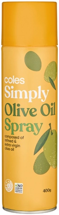 Coles Simply Olive Oil Spray 400g