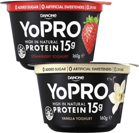 Danone YoPro Protein Yoghurt 160g