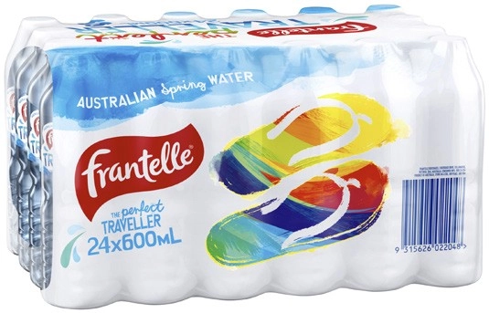 Frantelle Spring Water 24x600mL