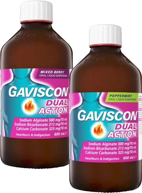 Gaviscon Dual Action Liquid 600mL^