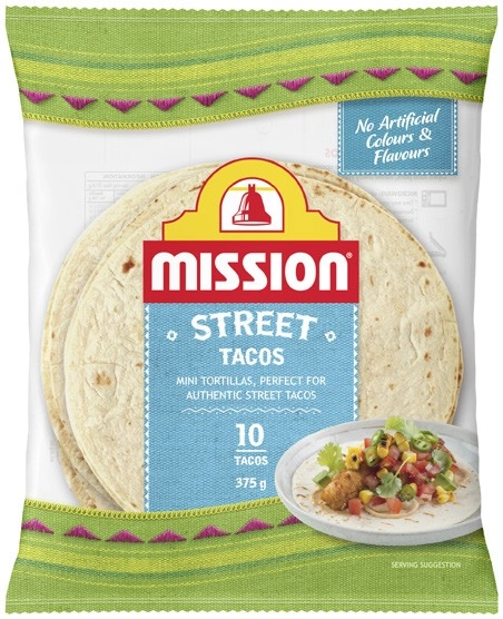 Mission Street Tacos 10 Pack 375g