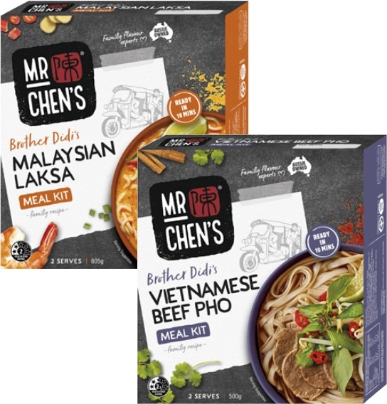 Mr Chen's Asian Meal Kit 500g-605g