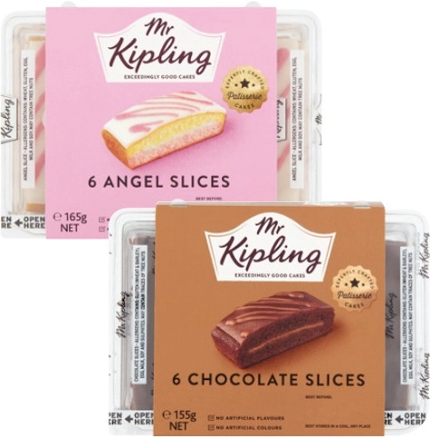 Mr Kipling Cakes 155g-165g