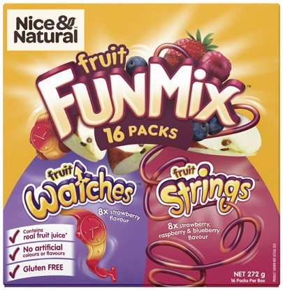 Nice & Natural Fruit Fun Mix 16 Pack 272g