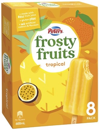 Peters Frosty Fruits 6 Pack-8 Pack 420mL-600mL