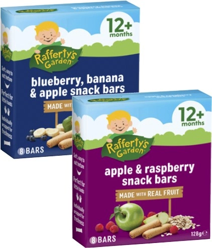 Rafferty's Garden Snack Bars 128g