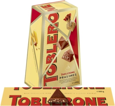 Toblerone 360g or Toblerone Pralines 180g