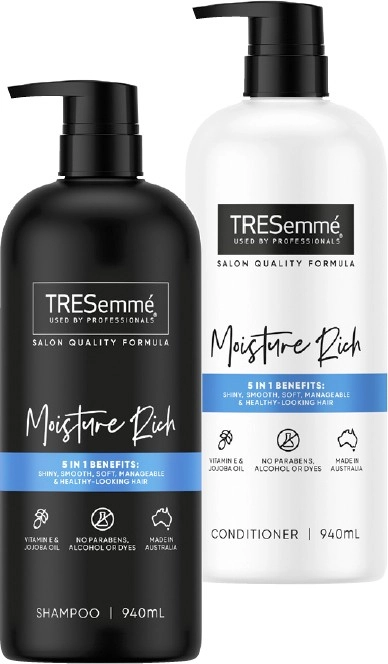 Tresemmé Shampoo or Conditioner 940mL