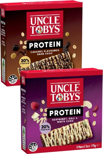 Uncle Tobys Protein Muesli Bar 175g