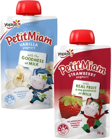 Yoplait Petit Miam Yoghurt Pouch 70g