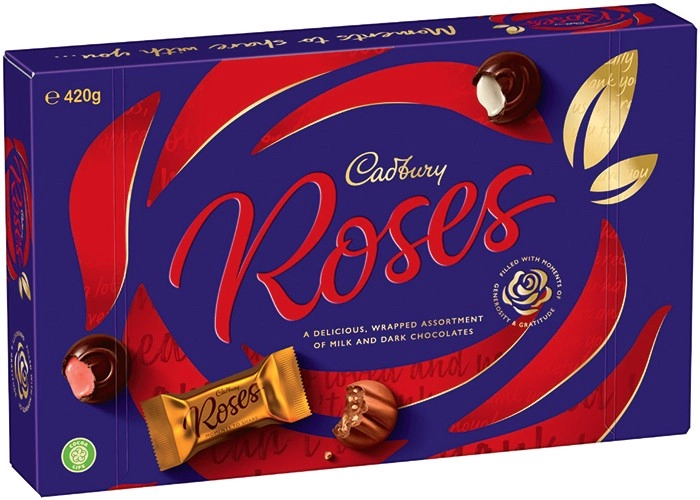 Cadbury Chocolate Roses Box 420g