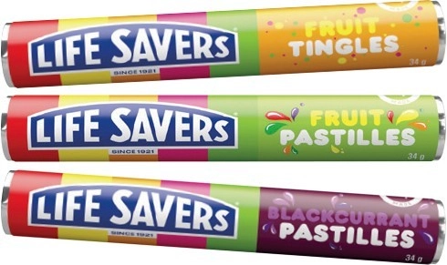 Life Savers 34g Selected Varieties