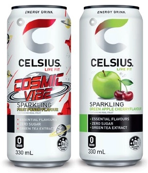 Celsius Sparkling Energy Drink 330mL Selected Varieties