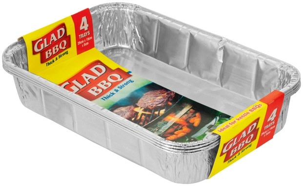 Glad Thick & Strong BBQ Trays 4 Pack