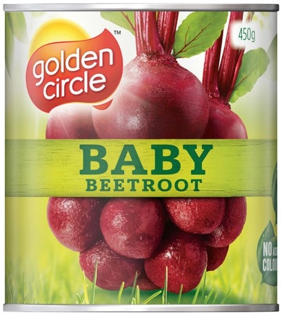 Golden Circle Sliced, Diced or Baby Beetroot 450g