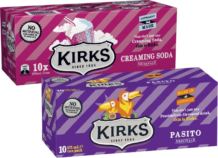 Kirks 10x375mL Selected Varieties