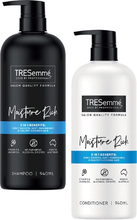 TRESemmé Shampoo or Conditioner 940mL Selected Varieties