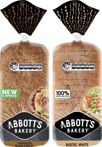 Abbott's Bakery Bread 680‑800g Selected Varieties