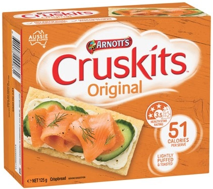 Arnott's Cruskits 125g or Vita‑Weat Wholegrain Crispbread 250g Selected Varieties