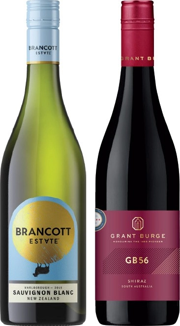 Brancott Estate Marlborough Sauvignon Blanc or Grant Burge GB 750mL Varieties