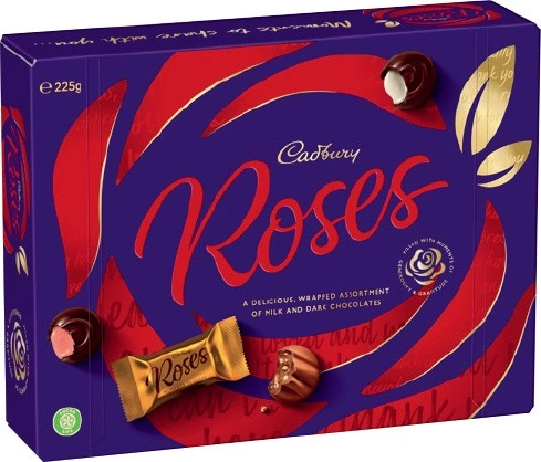 Cadbury Chocolate Roses Box 225g