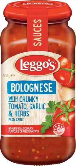 Leggo’s Pasta Sauce 490‑500g Selected Varieties