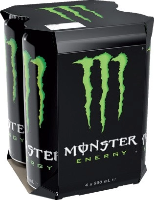 Monster Energy Drink 4x500mL Selected Varieties