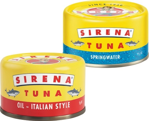 Sirena Tuna 95g Selected Varieties