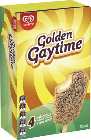 Streets Golden Gaytime Ice Cream 4 Pack Selected Varieties