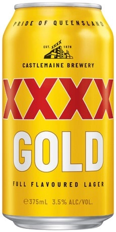 XXXX Gold 30 Can Block