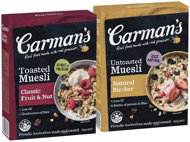 Carman’s Muesli 500g Selected Varieties