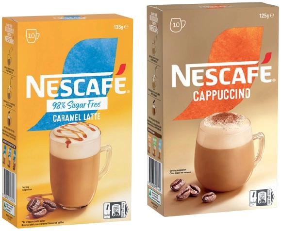 Nescafé Coffee Sachets 8‑10 Pack Selected Varieties