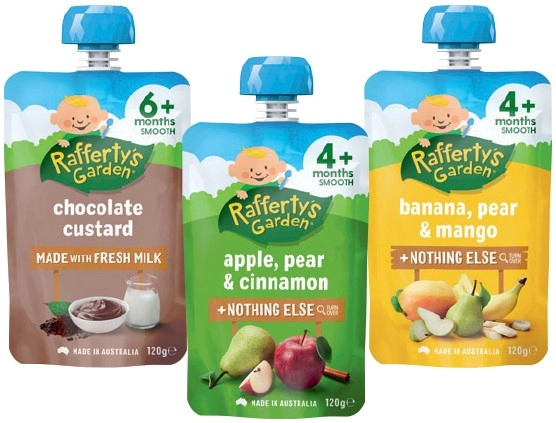 Rafferty's Garden Baby Food 120g Selected Varieties