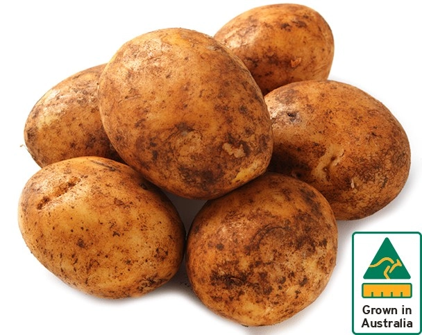 Australian Brushed Potatoes 2kg Bag