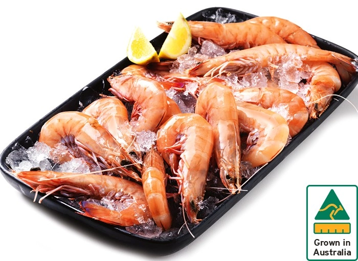 Australian Cooked Large King Prawns