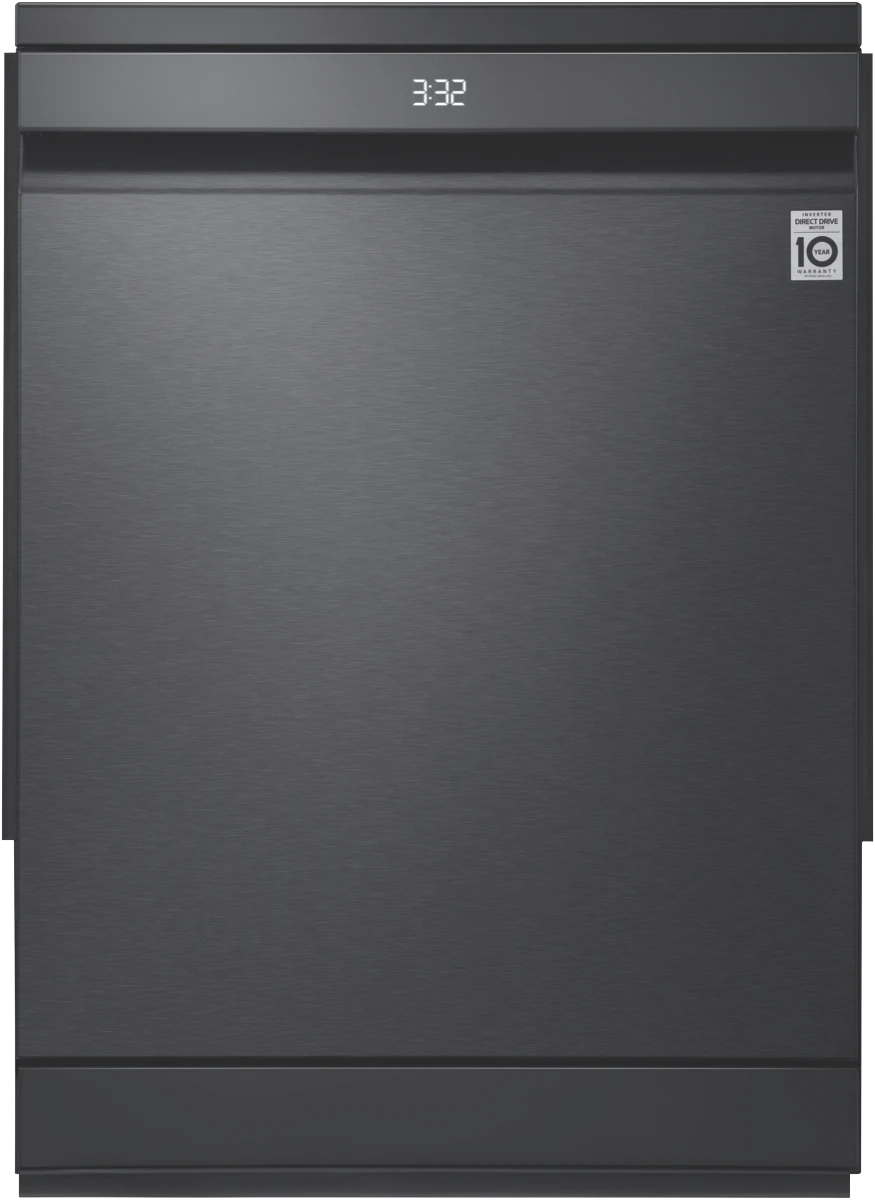 LG Matte Black True Steam Dishwasher